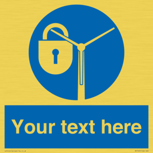 Custom mandatory lock rotor blades